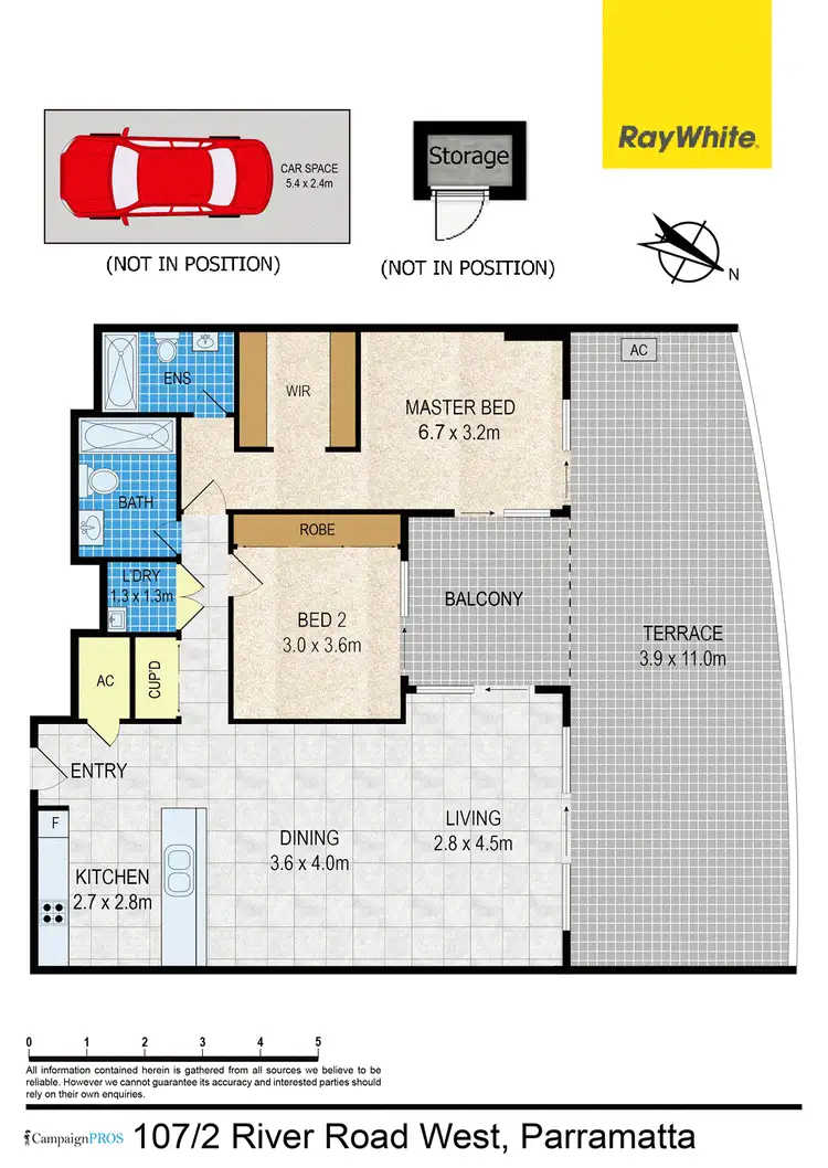 Floorplan of Homely apartment listing, 107/2 River Road West, Parramatta NSW 2150