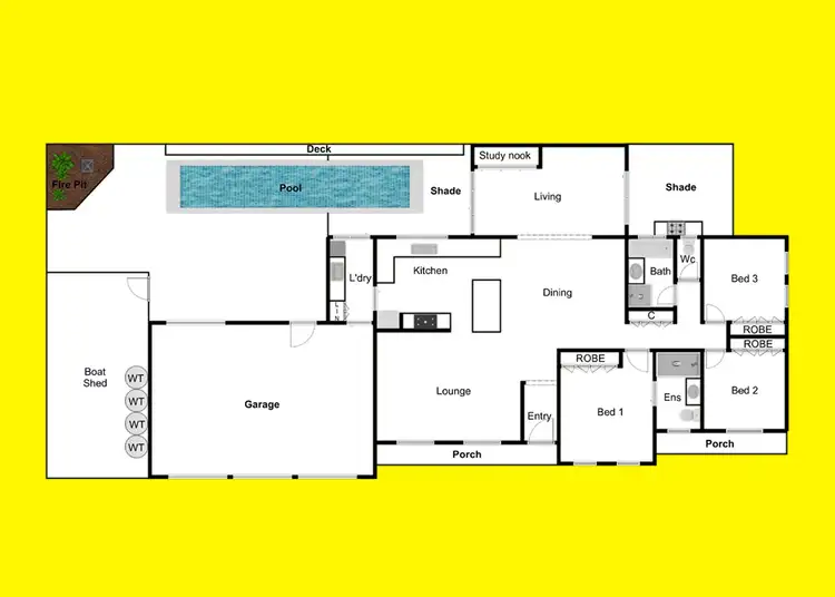 Floorplan of Homely house listing, 31 Canterbury Drive, Mildura VIC 3500