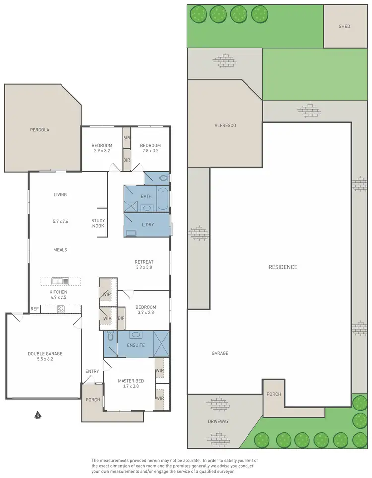 Floorplan of Homely house listing, 37 Northbridge Drive, Tarneit VIC 3029
