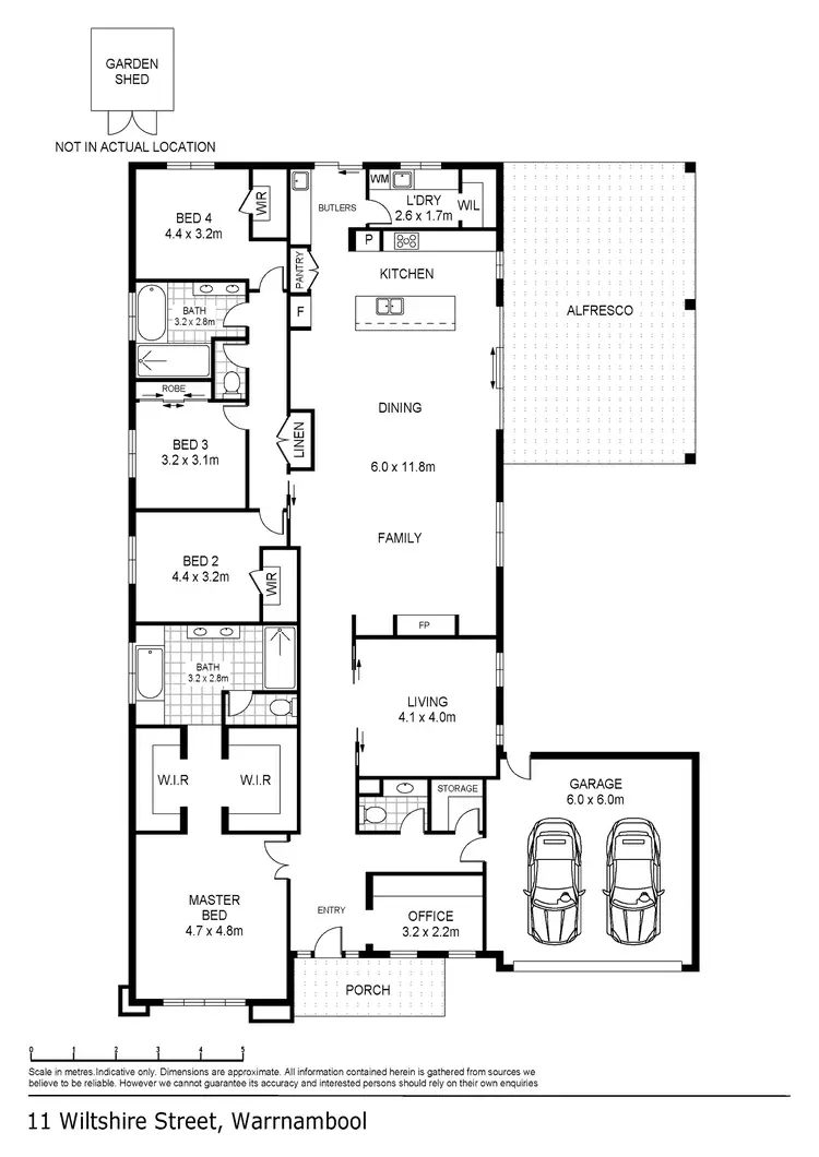 Floorplan of Homely house listing, 11 Wiltshire Street, Warrnambool VIC 3280