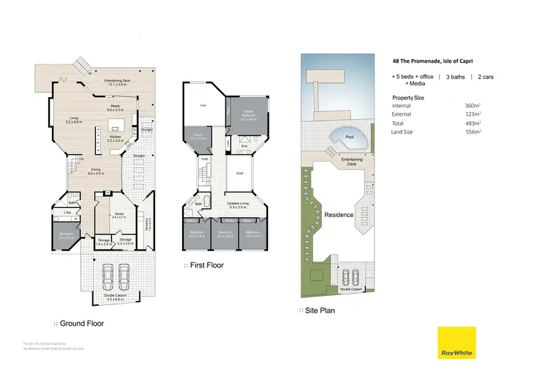 Floorplan of Homely house listing, 48 The Promenade, Isle of Capri QLD 4217