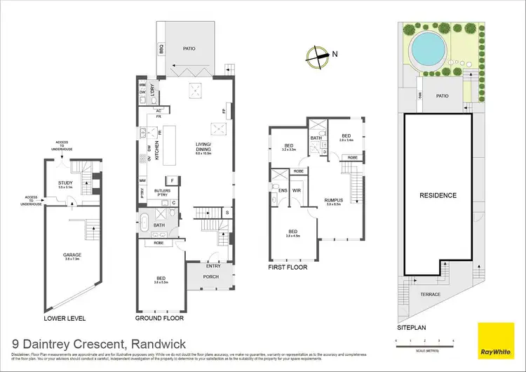 Floorplan of Homely house listing, 9 Daintrey Crescent, Randwick NSW 2031