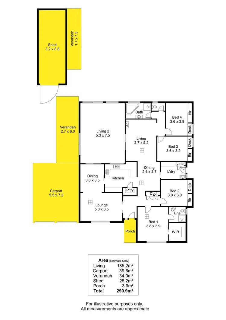 Floorplan of Homely house listing, 7 Lighthouse Drive, Hallett Cove SA 5158