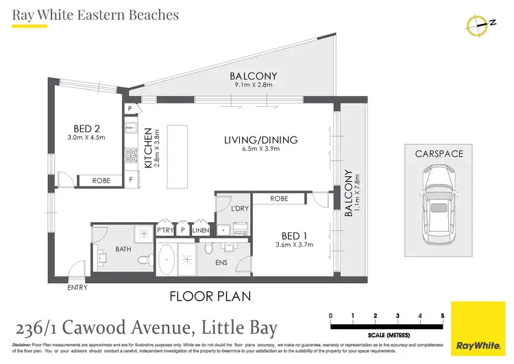 Floorplan of Homely apartment listing, 236/1 Cawood Avenue, Little Bay NSW 2036