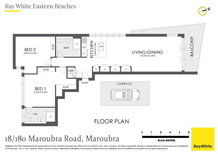 Floorplan of Homely apartment listing, 18/188 Maroubra Road, Maroubra NSW 2035