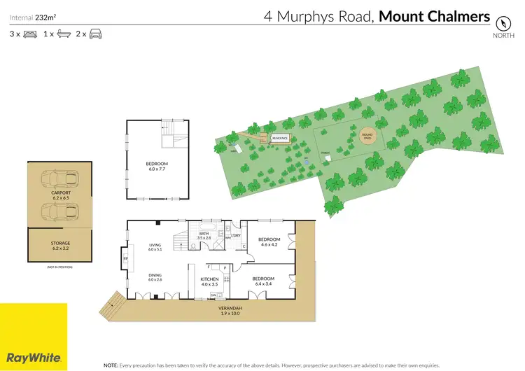 Floorplan of Homely rural property listing, 4 Murphys Road, Mount Chalmers QLD 4702