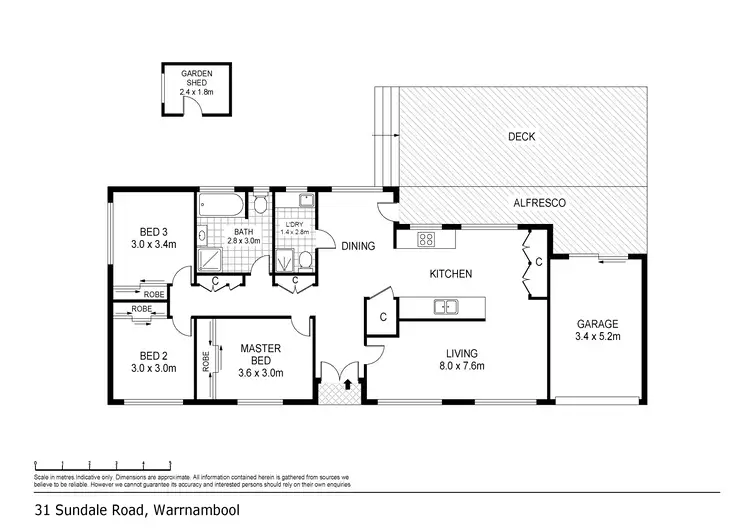 Floorplan of Homely house listing, 31 Sundale Road, Warrnambool VIC 3280