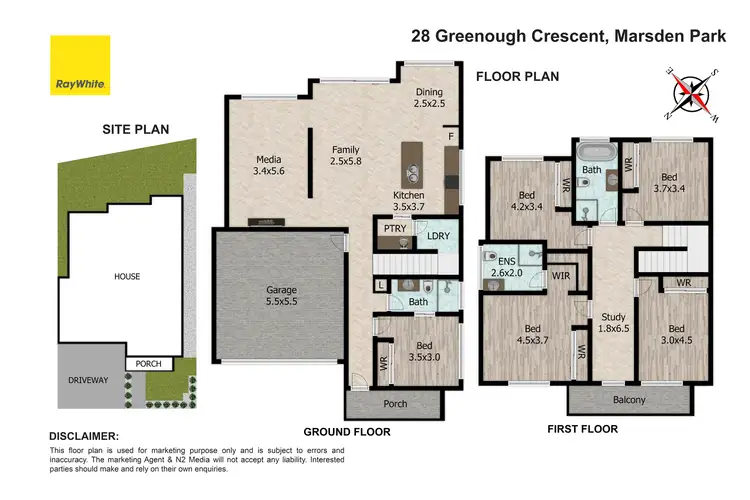 Floorplan of Homely house listing, 28 GREENOUGH Crescent, Marsden Park NSW 2765