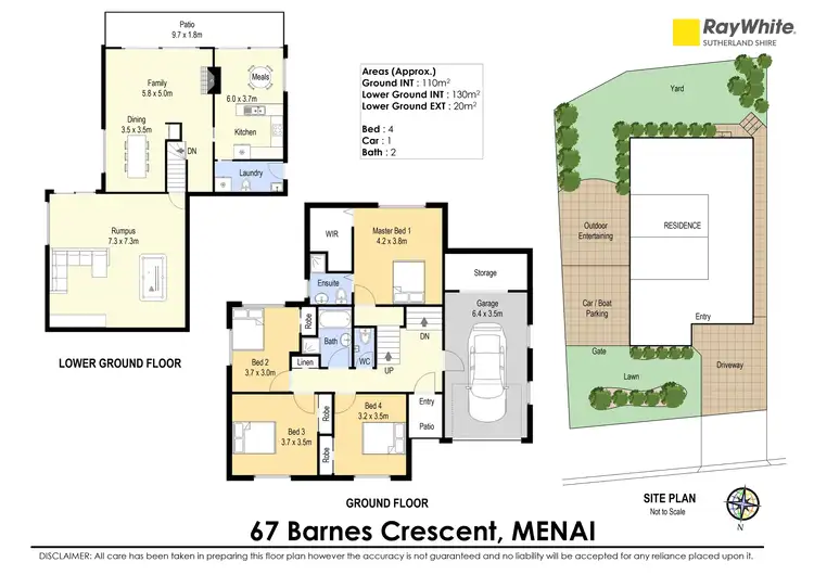 Floorplan of Homely house listing, 67 Barnes Crescent, Menai NSW 2234
