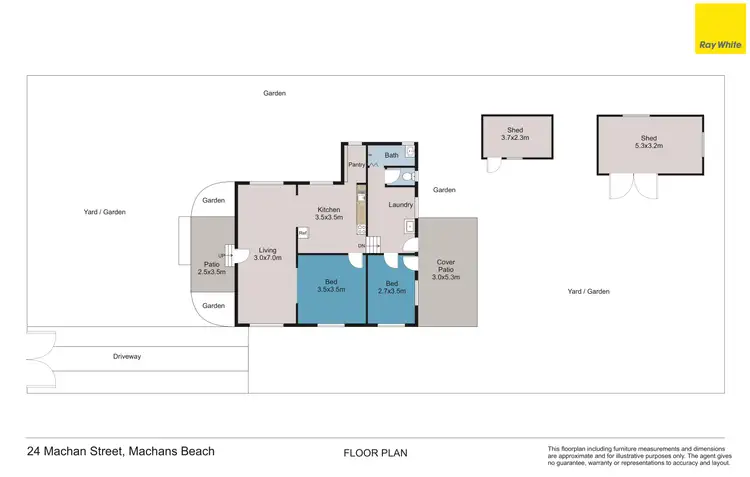 Floorplan of Homely house listing, 24 Machan Street, Machans Beach QLD 4878