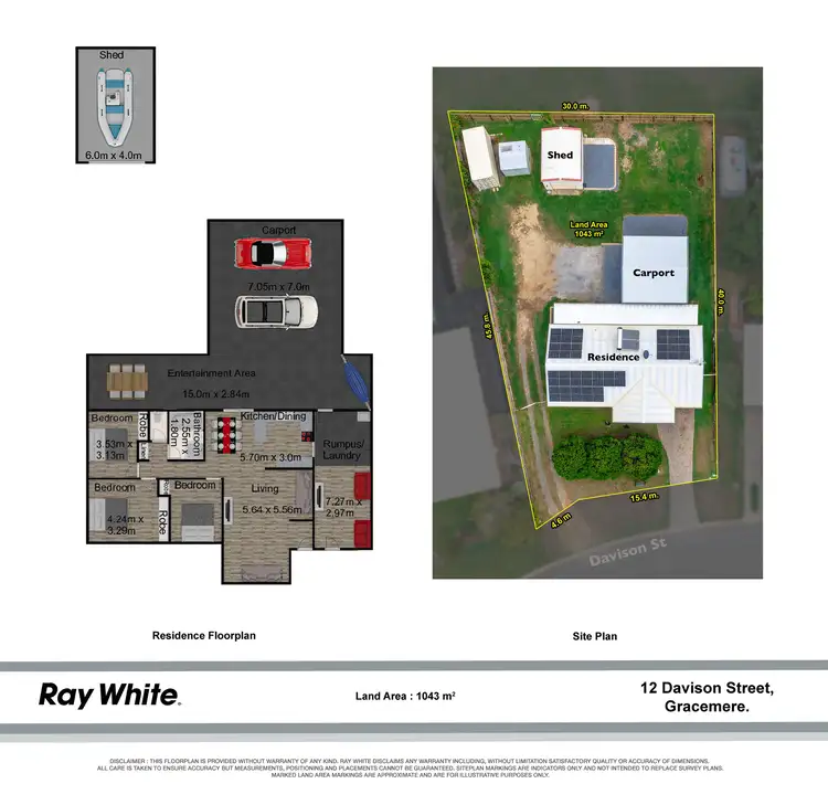 Floorplan of Homely house listing, 12 Davison Street, Gracemere QLD 4702