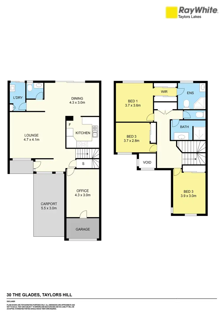 Floorplan of Homely house listing, 30 The Glades, Taylors Hill VIC 3037