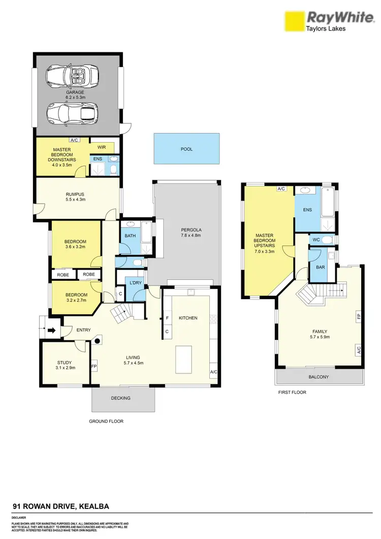 Floorplan of Homely house listing, 91 Rowan Drive, Kealba VIC 3021
