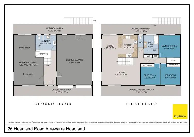 Floorplan of Homely house listing, 26 Headland Road, Arrawarra Headland NSW 2456