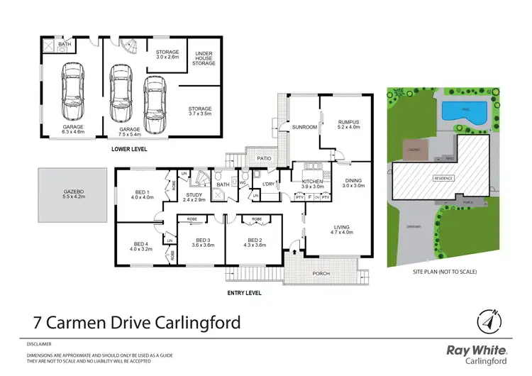 Floorplan of Homely house listing, 7 Carmen Drive, Carlingford NSW 2118