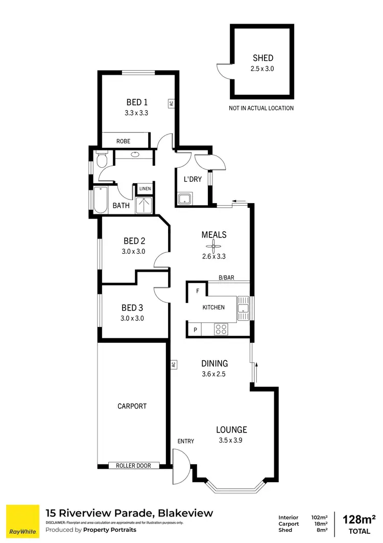 Floorplan of Homely house listing, 15 Riverview Parade, Blakeview SA 5114