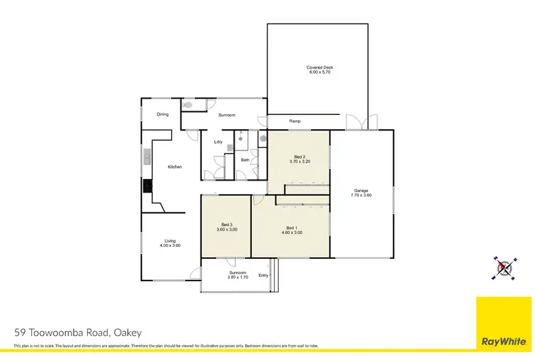 Floorplan of Homely house listing, 59 Toowoomba Road, Oakey QLD 4401