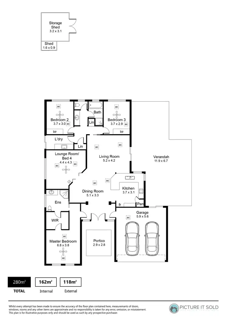 Floorplan of Homely house listing, 19 Lakeland Road, Munno Para West SA 5115