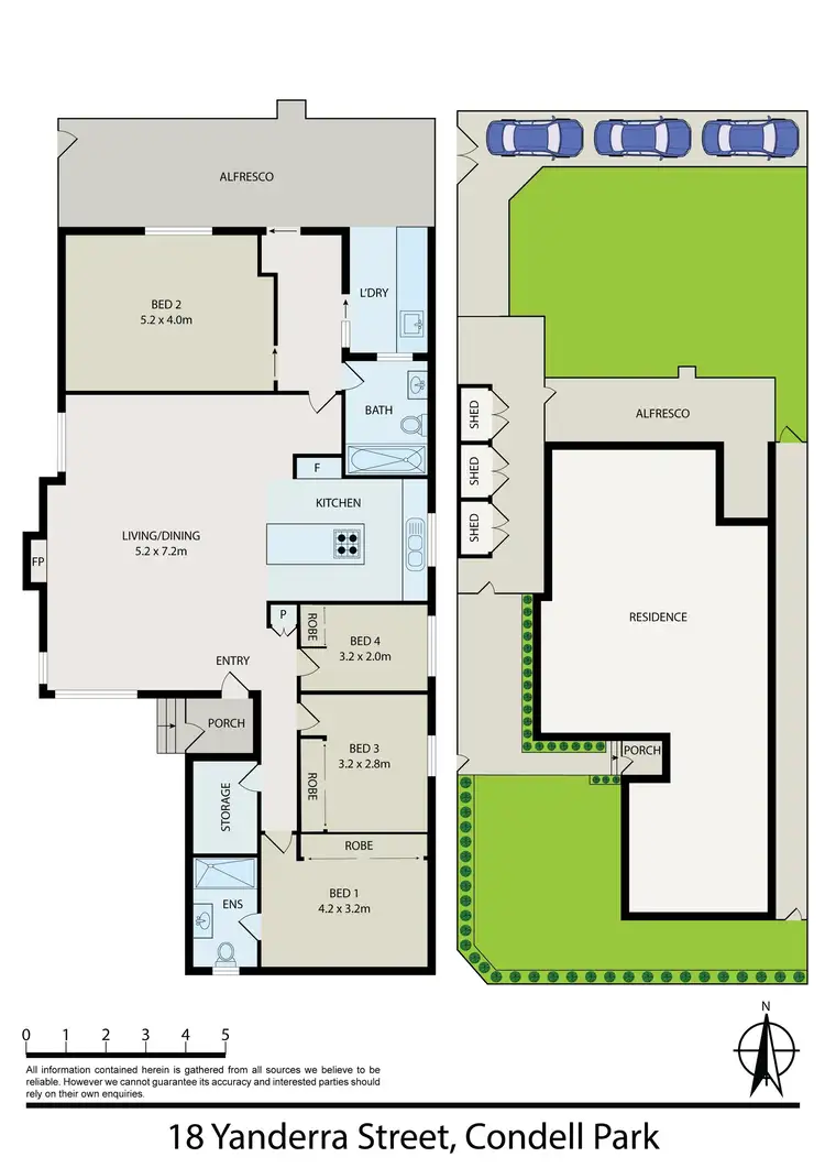 Floorplan of Homely house listing, 18 Yanderra Street, Condell Park NSW 2200