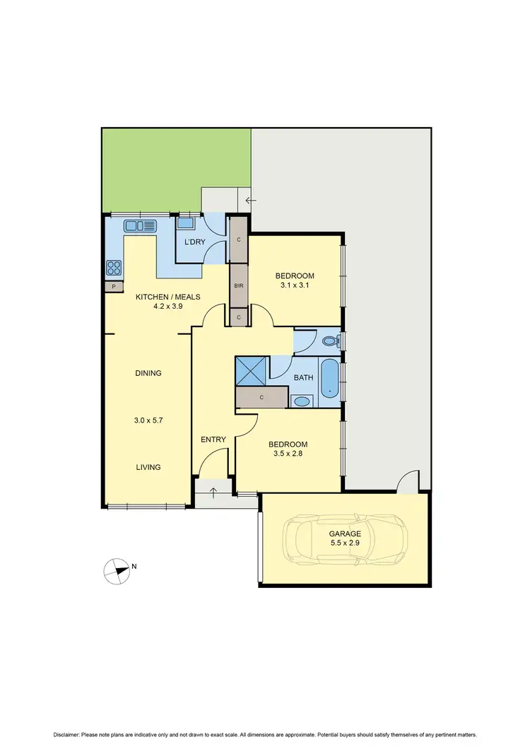 Floorplan of Homely unit listing, 6/84 Argyle Street, Fawkner VIC 3060