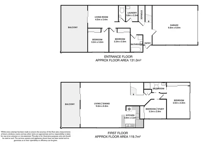 Floorplan of Homely semi-detached listing, 1/7 Bent Street, Fingal Bay NSW 2315