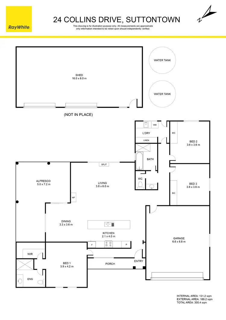Floorplan of Homely house listing, 24-26 Collins Drive, Suttontown SA 5291