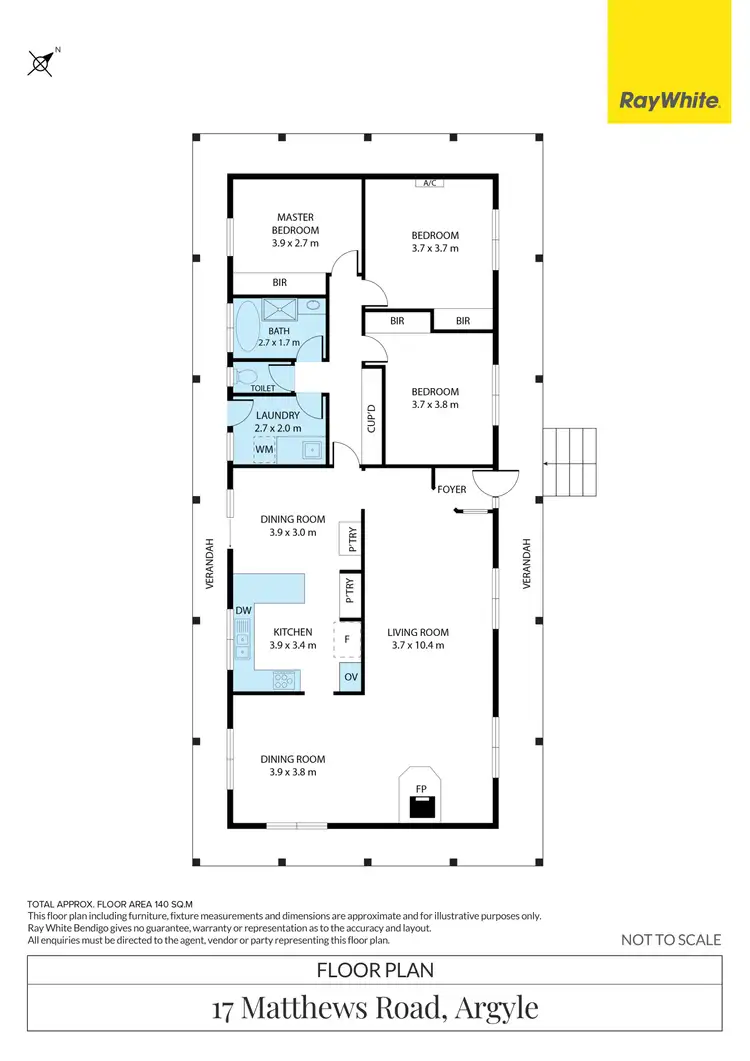 Floorplan of Homely house listing, 17 Matthews Road, Argyle VIC 3523