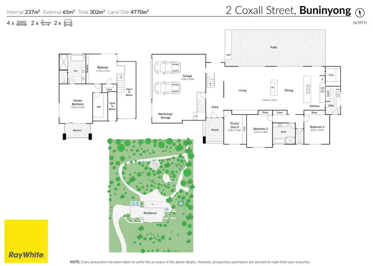 Floorplan of Homely house listing, 2 Coxall Street, Buninyong VIC 3357