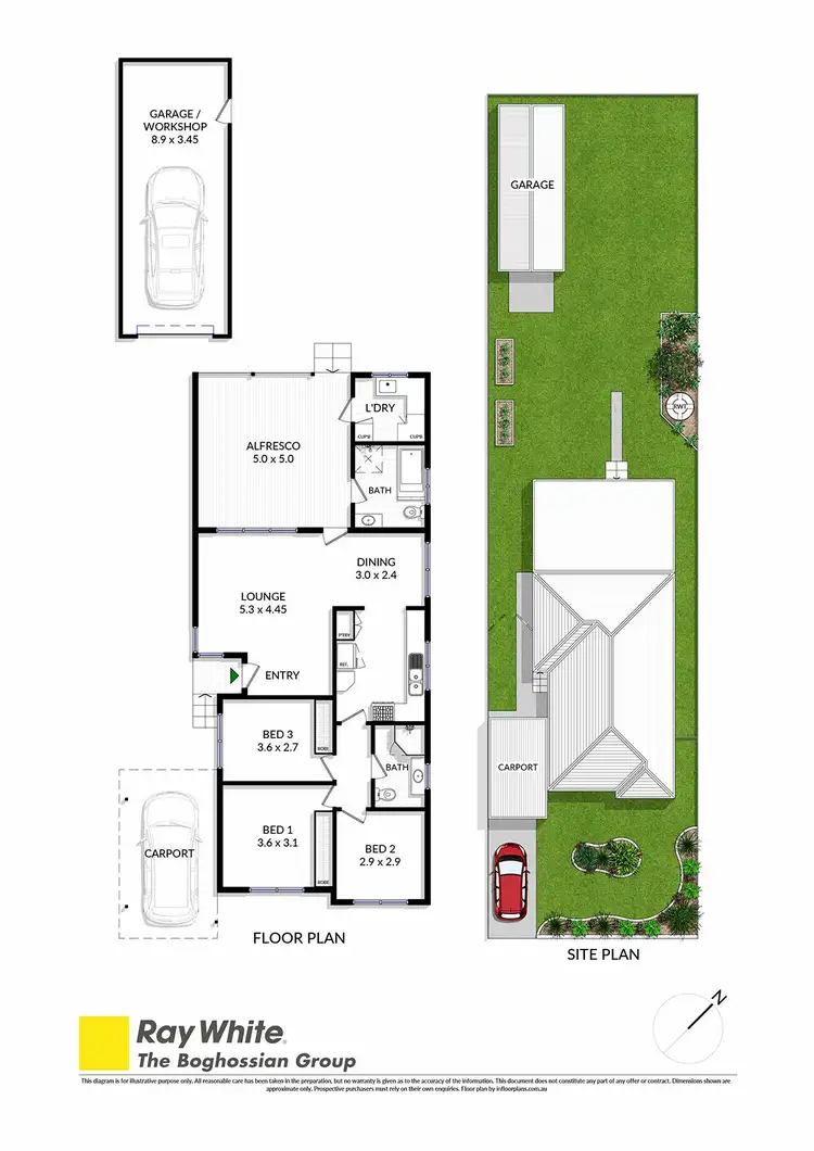 Floorplan of Homely house listing, 101 Ludgate Street, Roselands NSW 2196