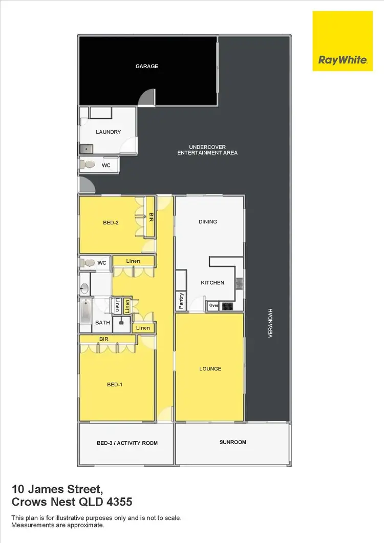 Floorplan of Homely house listing, 10 James Street, Crows Nest QLD 4355