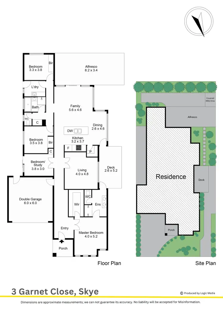 Floorplan of Homely house listing, 3 Garnet Close, Skye VIC 3977