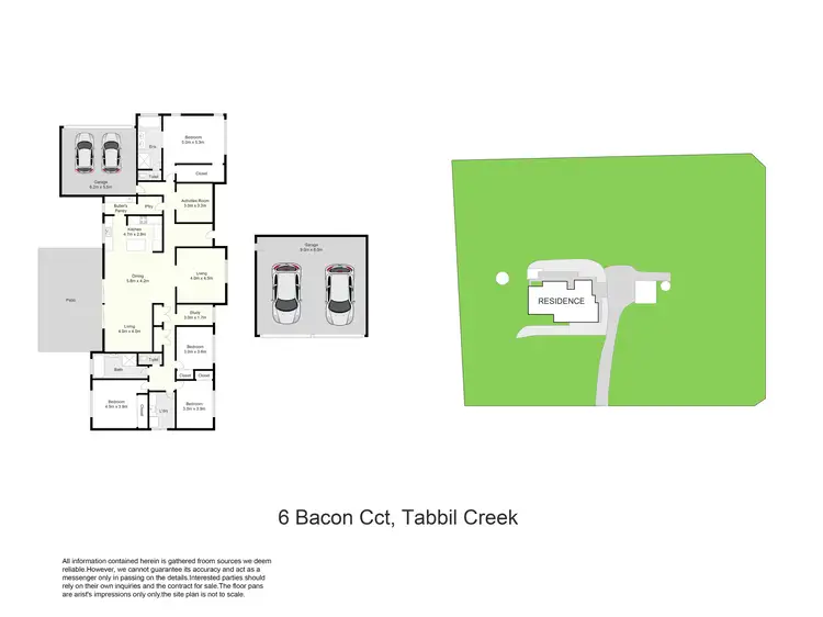 Floorplan of Homely rural property listing, 6 Bacon Circuit, Tabbil Creek Via, Dungog NSW 2420