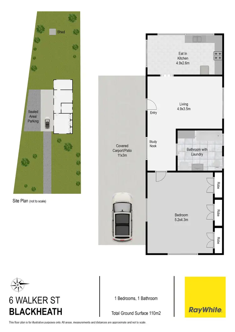 Floorplan of Homely house listing, 6 Walker Street, Blackheath NSW 2785
