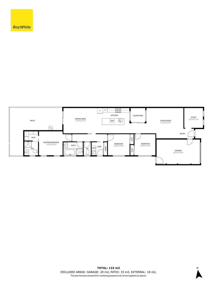 Floorplan of Homely house listing, 1/15 Surveyor Street, Wyndham Vale VIC 3024
