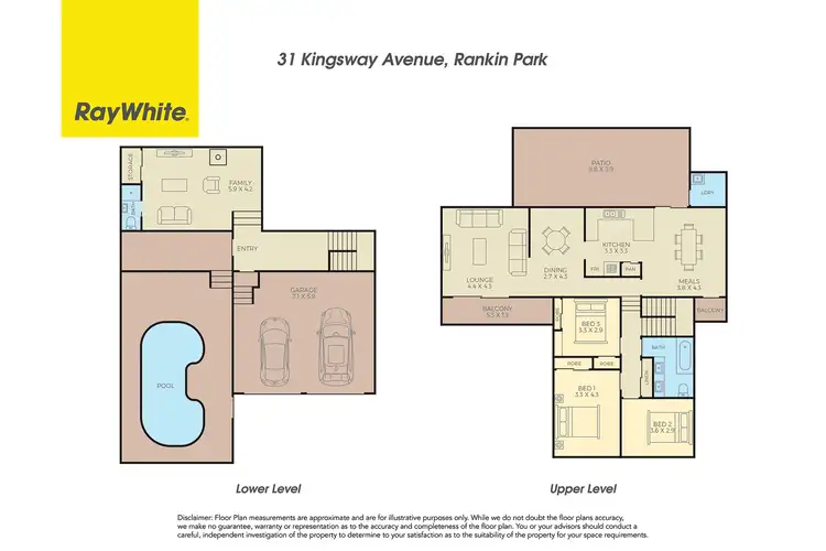Floorplan of Homely house listing, 31 Kingsway Avenue, Rankin Park NSW 2287