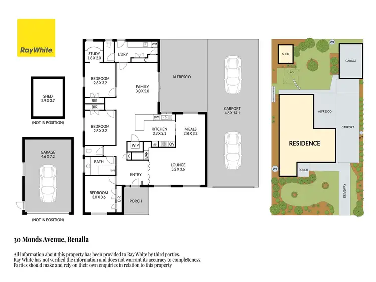 Floorplan of Homely house listing, 30 Monds Avenue, Benalla VIC 3672