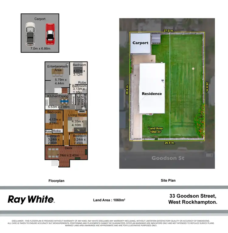 Floorplan of Homely house listing, 33 Goodson Street, West Rockhampton QLD 4700