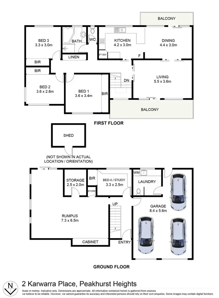 Floorplan of Homely house listing, 2 Karwarra Place, Peakhurst Heights NSW 2210