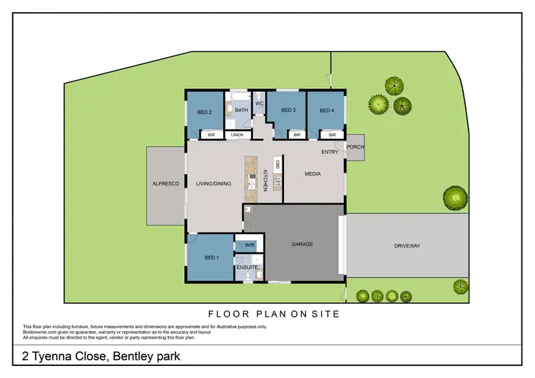 Floorplan of Homely house listing, 2 Tyenna Close, Bentley Park QLD 4869