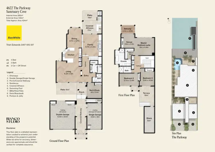 Floorplan of Homely house listing, 4622 The Parkway, Sanctuary Cove QLD 4212