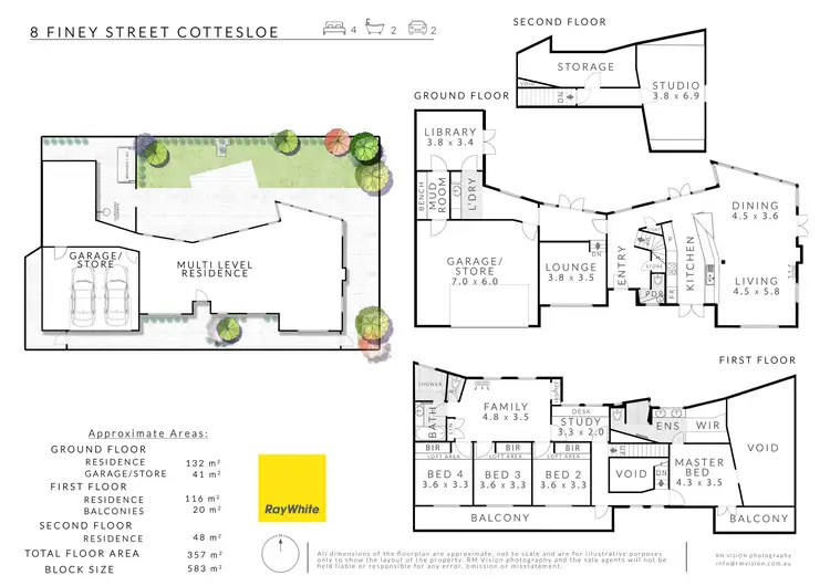 Floorplan of Homely house listing, 8 Finey Street, Cottesloe WA 6011