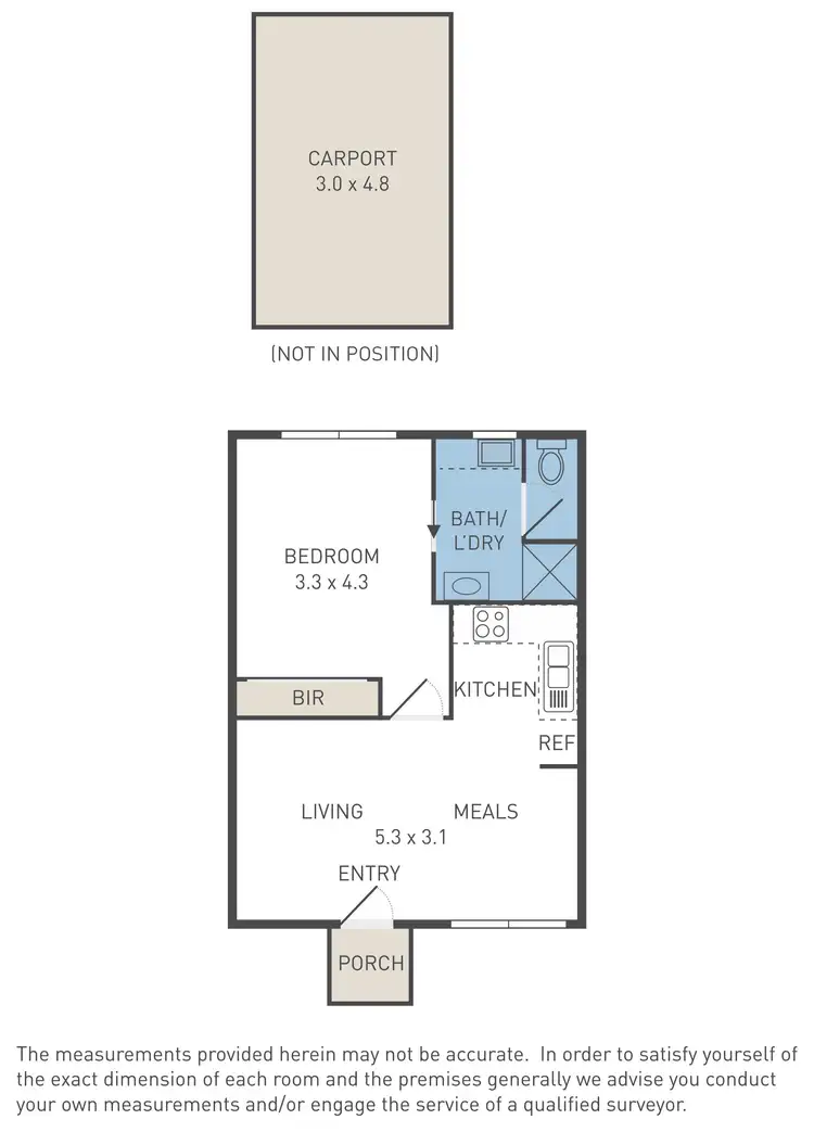 Floorplan of Homely unit listing, 3/11 Carmen Street, Newport VIC 3015