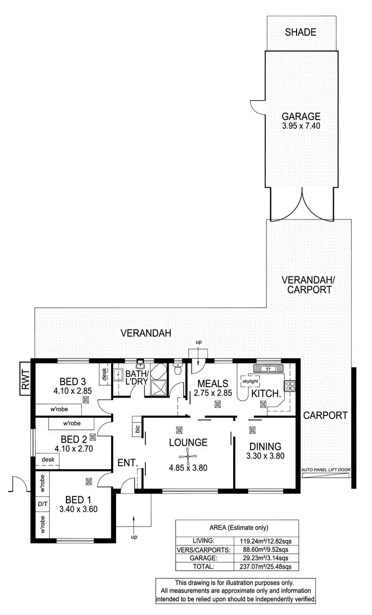 Floorplan of Homely house listing, 24 Errington Street, Plympton SA 5038