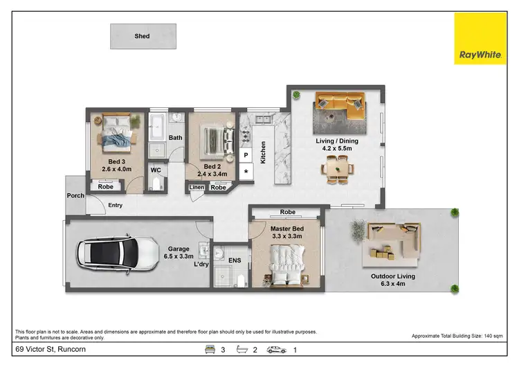 Floorplan of Homely house listing, 69 Victor Street, Runcorn QLD 4113