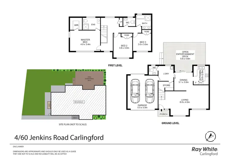 Floorplan of Homely townhouse listing, 4/60-62 Jenkins Road, Carlingford NSW 2118