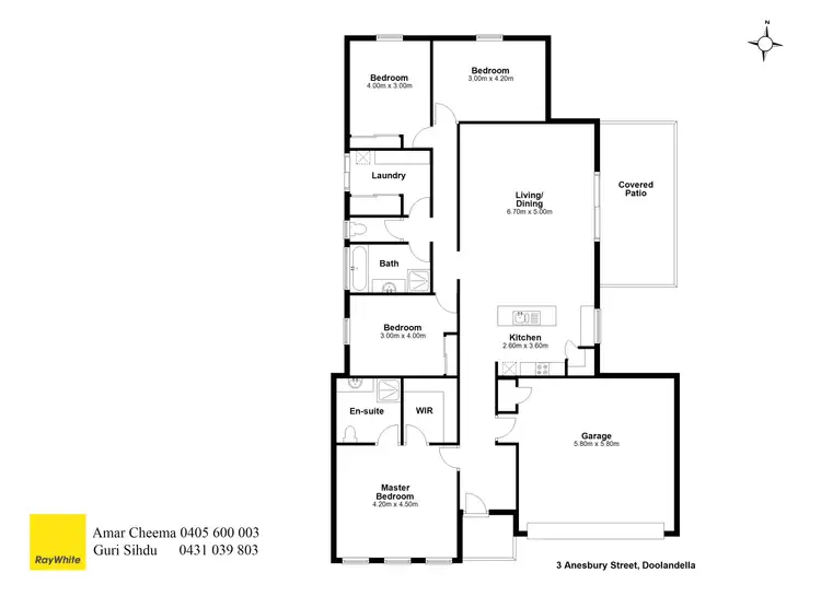 Floorplan of Homely house listing, 3 Anesbury Street, Doolandella QLD 4077