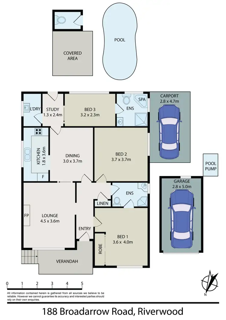 Floorplan of Homely house listing, 188 Broadarrow Road, Riverwood NSW 2210