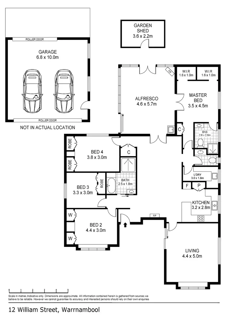 Floorplan of Homely house listing, 12 William Street, Warrnambool VIC 3280