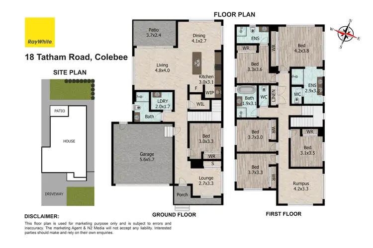 Floorplan of Homely house listing, 18 Tatham Road, Colebee NSW 2761