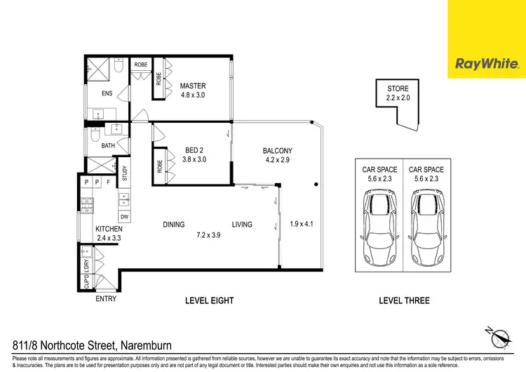 Floorplan of Homely unit listing, 811/8 Northcote Street, Naremburn NSW 2065